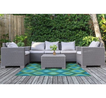 Terasos kilimas 120x180cm BLUE/GREEN