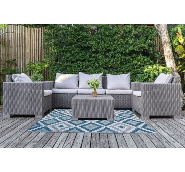 Terasos kilimas 120x180cm WIRES BLUE