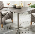 Staliukas TOLF 68x68cm. sulankstomas DARK BETON