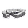 Lauko baldų komplektas VENTURA GRAND DARK GREY