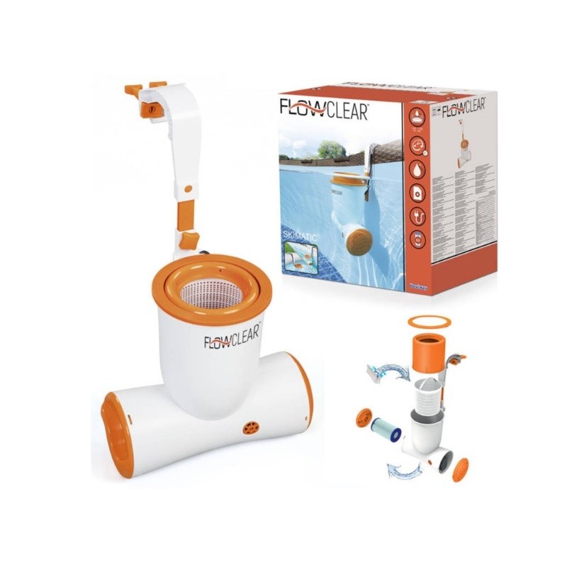 Bestway baseino kasetinio filtro siurblys SKIMATIC 58469