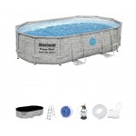 „Bestway “ Power Steel baseinas 488x305x107cm 11in1 56946
