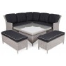 Lauko baldų komplektas BALI3 WHITE/GREY