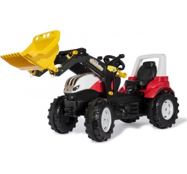 Minamas pedalais traktorius Rolly Toys Steyer 6300 Terrus su kaušu