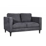 Dvivietė sofa SPENCER, tamsiai pilka, 140x86x86cm