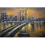 3D metalo paveikslas Brooklyn 80x120