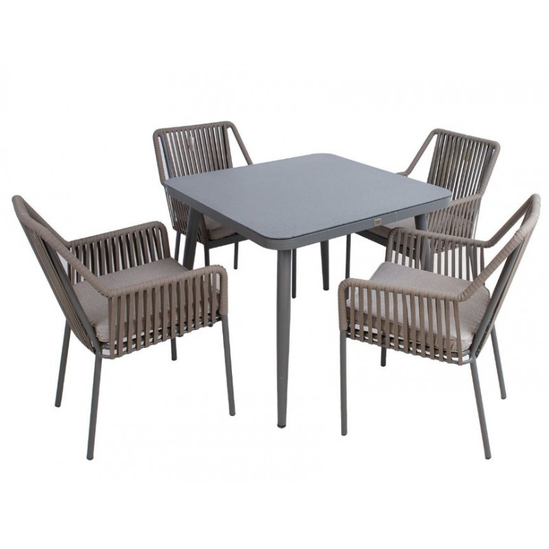 Lauko baldų komplektas ANDROS 4+1