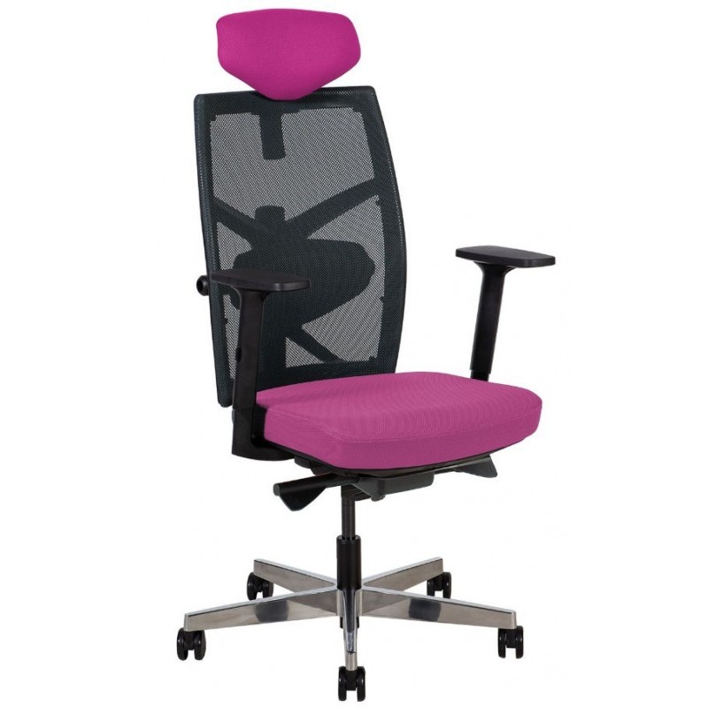 Biuro kėdė TUNE rožinė/juoda