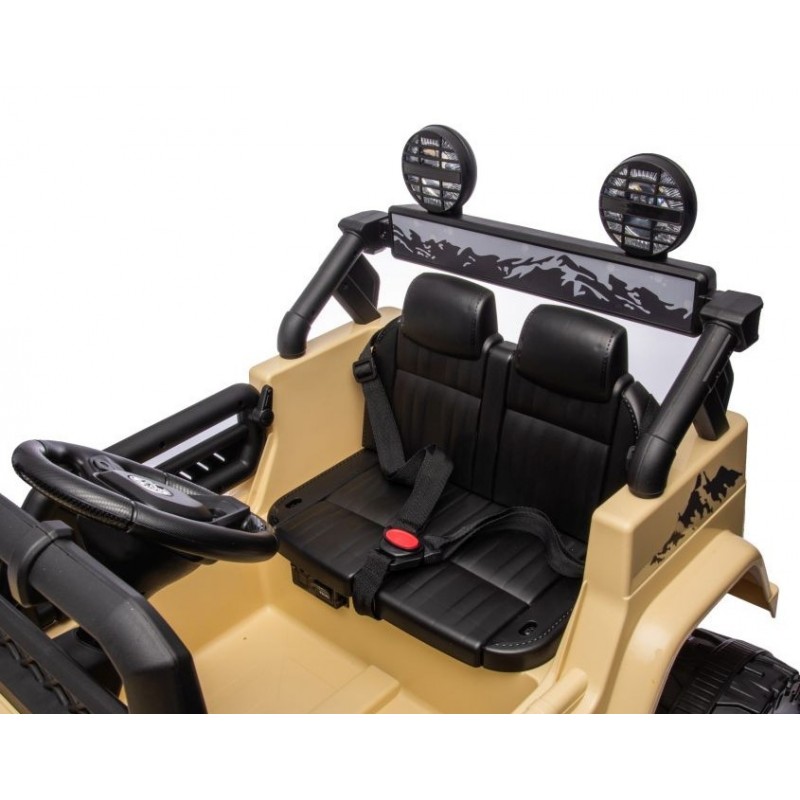 Elektromobilis TOYOTA FJ, 4x4, 12V, smėlio spalvos