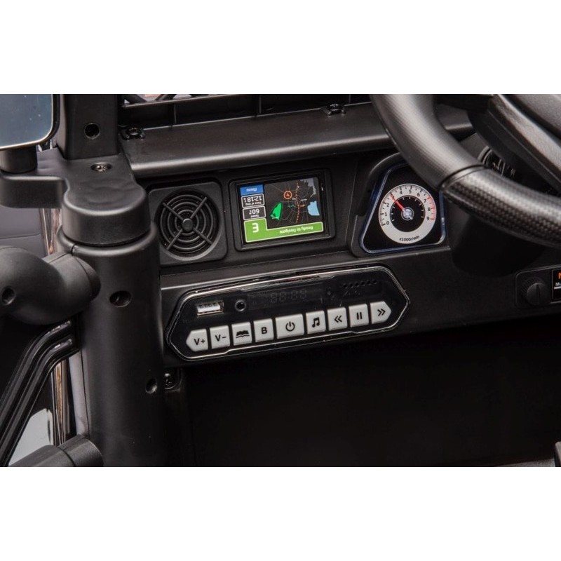 Elektromobilis TOYOTA FJ, 4x4, 12V, juodas