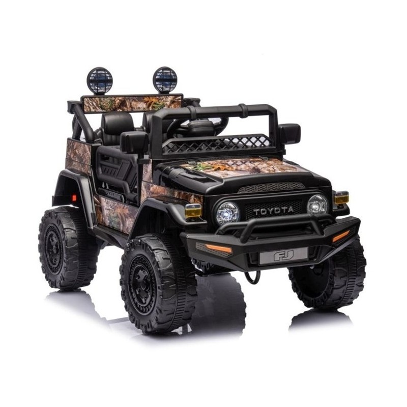 Elektromobilis TOYOTA FJ, 4x4, 12V, juodas