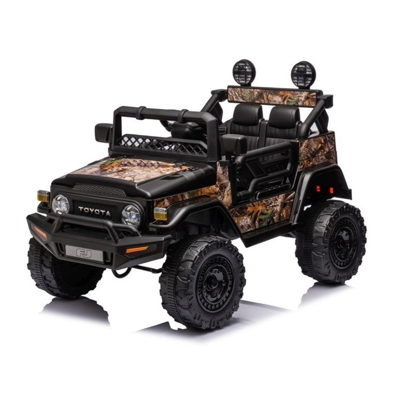 Elektromobilis TOYOTA FJ, 4x4, 12V, juodas