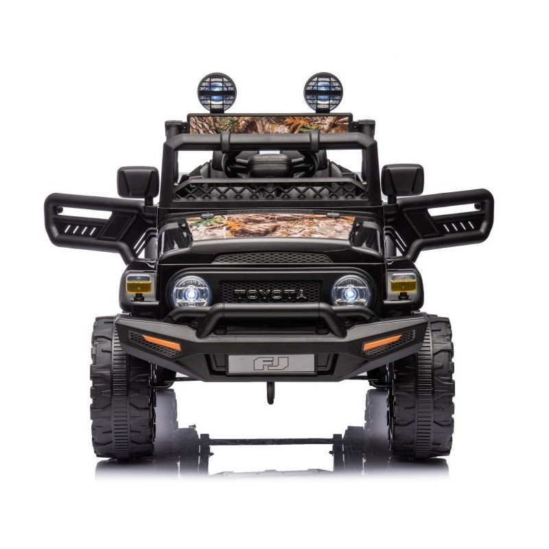 Elektromobilis TOYOTA FJ, 4x4, 12V, juodas