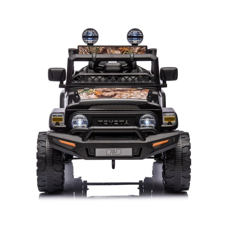 Elektromobilis TOYOTA FJ, 4x4, 12V, juodas