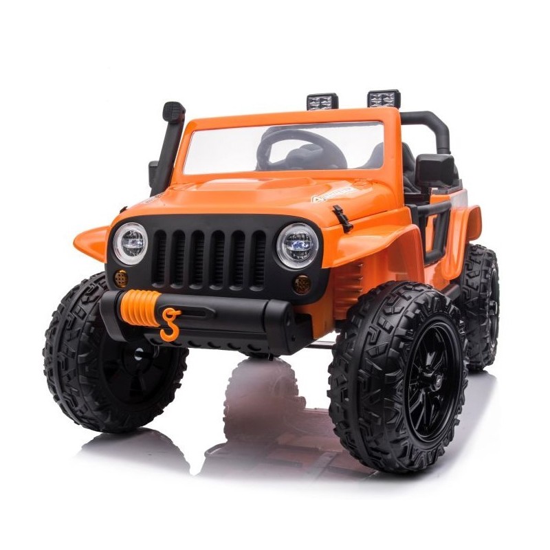 Elektromobilis XB-1118, 4x4, 12V, oranžinis