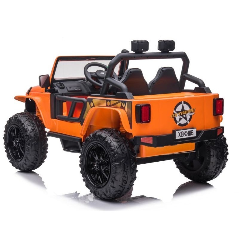 Elektromobilis XB-1118, 4x4, 12V, oranžinis