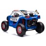 Policijos elektromobilis XB-2118, 4x4, 24V, mėlynas