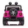 Elektromobilis JEEP WRANGLER RUBICON, 12V, rožinis