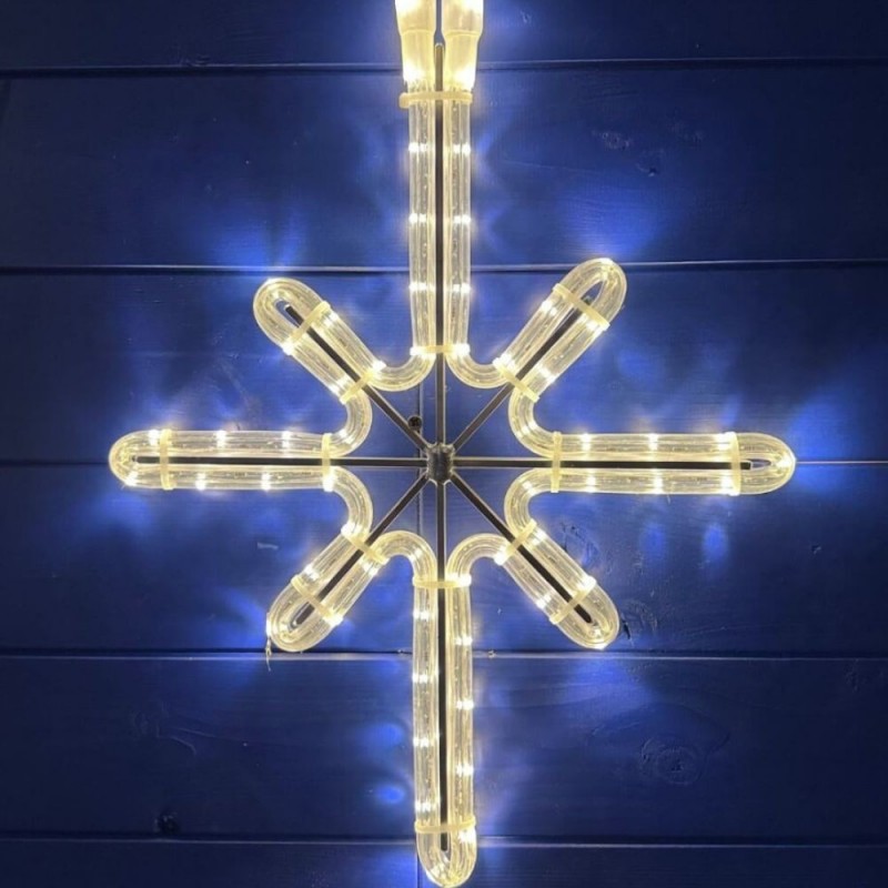 LED dekoracija ŽVAIGŽDĖ, 14x25cm šiltai balta