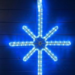 LED dekoracija ŽVAIGŽDĖ, 26x45cm šaltai balta