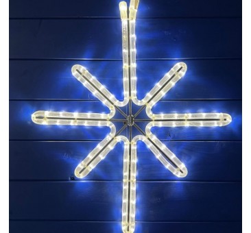 LED dekoracija ŽVAIGŽDĖ, 38x65cm šiltai balta