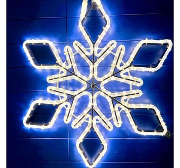 LED dekoracija SNAIGĖ 80 cm, šaltai balta