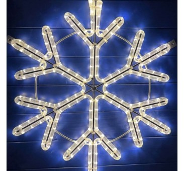 LED dekoracija SNAIGĖ 80 cm, šiltai balta