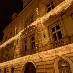 LED girlianda varvekliai 174 diodai 3 m H 1 m, FLASH, šiltai balta, IP67