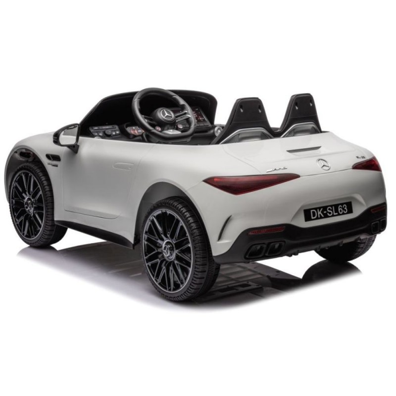 Elektromobilis Mercedes AMG SL63, 24V, baltas