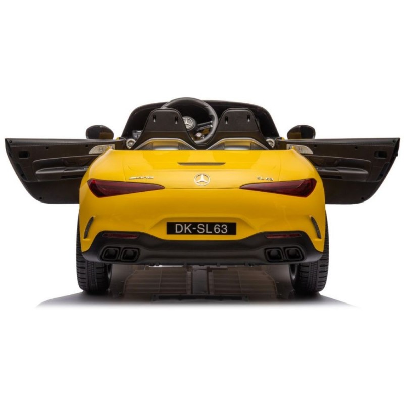 Elektromobilis Mercedes AMG SL63, 24V, geltonas lakuotas