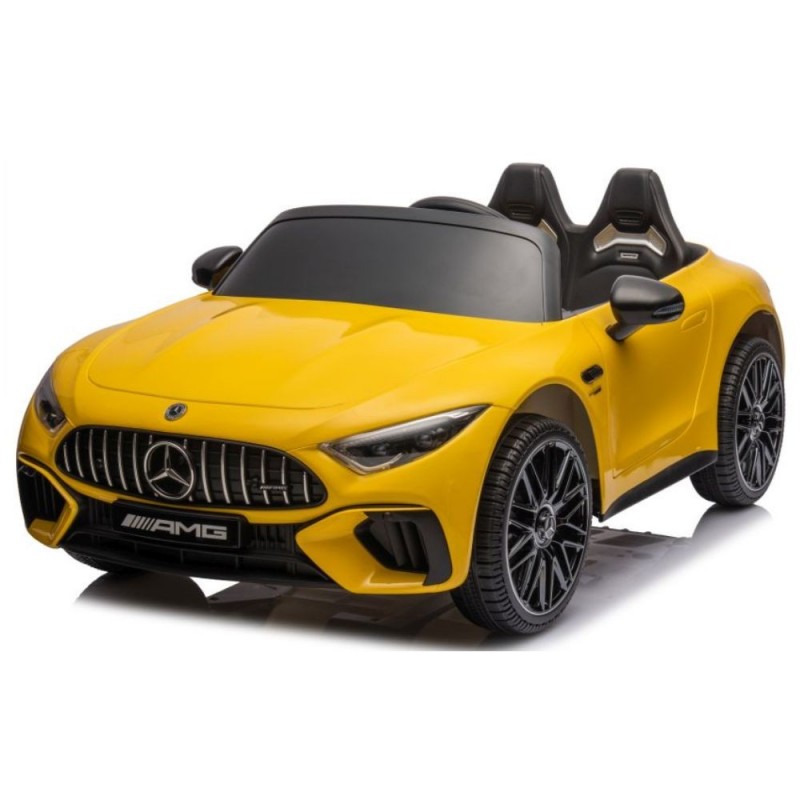 Elektromobilis Mercedes AMG SL63, 24V, geltonas lakuotas