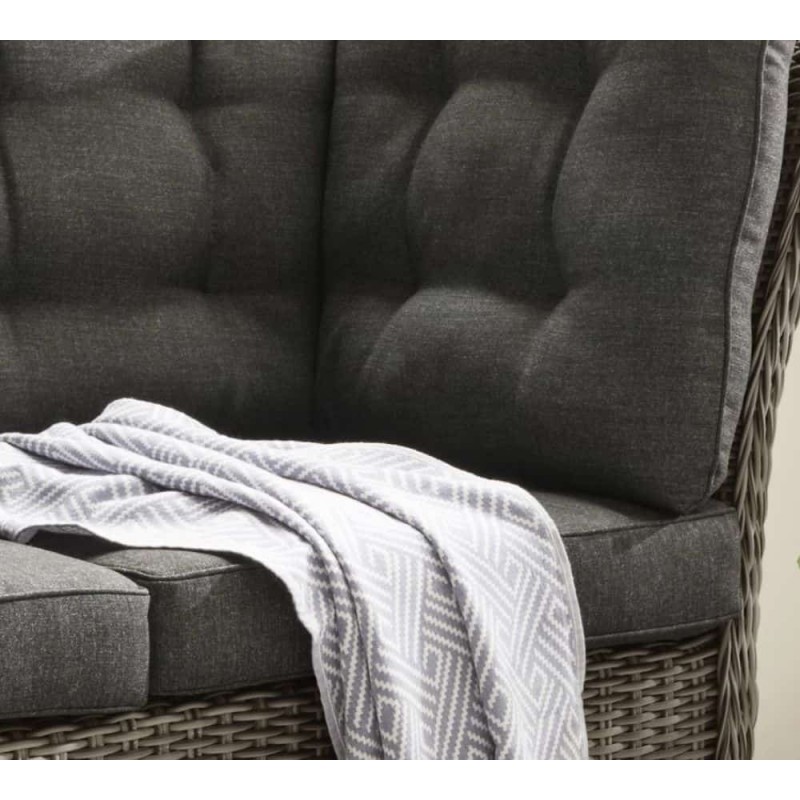 Dvivietė lauko sofa ALMA VINTAGE GREY 152x78x83