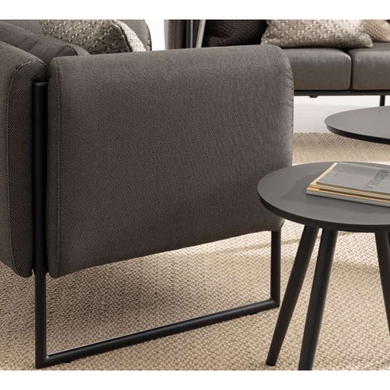 Lauko fotelis PIXEL CHARCOAL