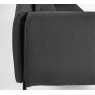 Trivietė lauko sofa PIXEL CHARCOAL 186x74x72cm.