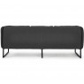 Trivietė lauko sofa PIXEL CHARCOAL 186x74x72cm.
