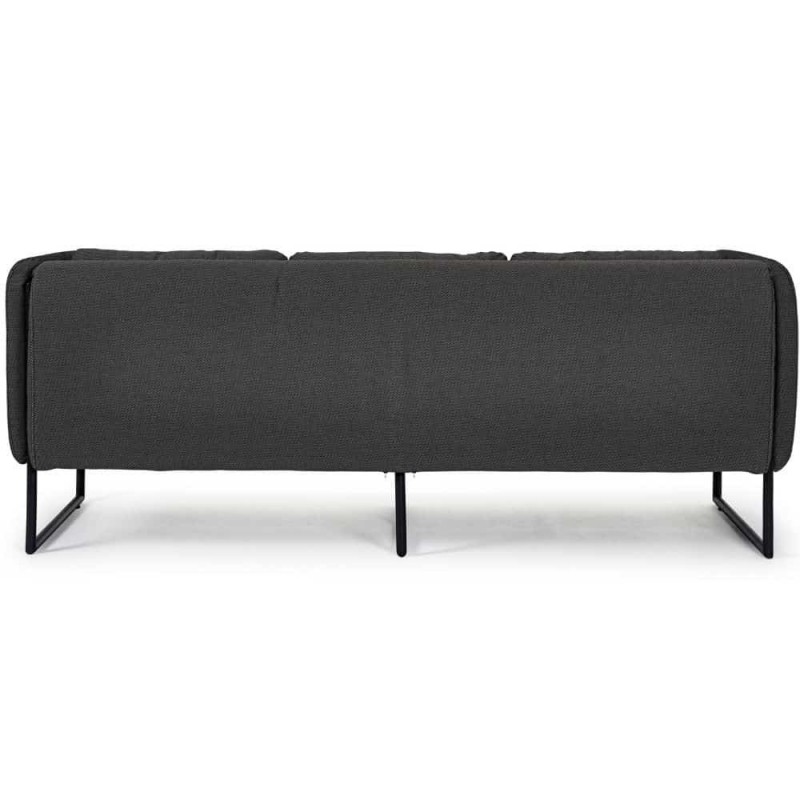 Trivietė lauko sofa PIXEL CHARCOAL 186x74x72cm.