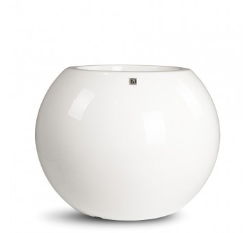 Lauko vazonas GLOBE WHITE 60x45cm