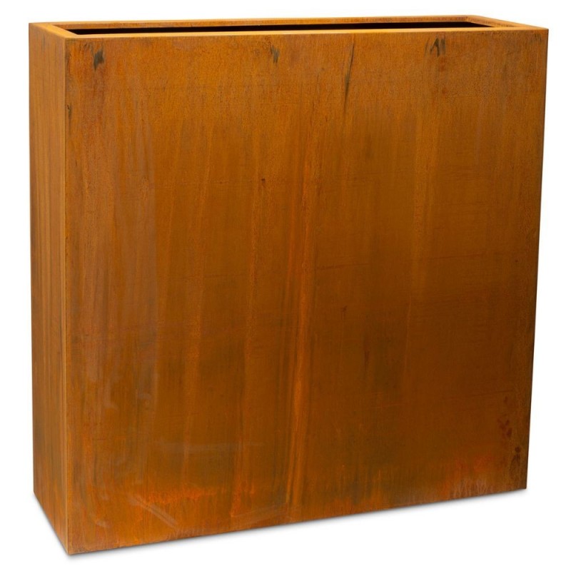 Lauko vazonas CORTEN iš plieno 118x38x118cm