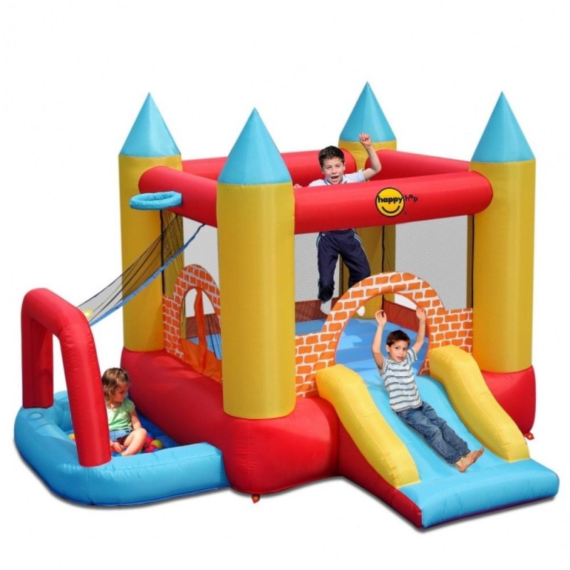 Pripučiamas batutas BOUNCING CASTLE 4 in 1