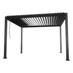 Pavėsinė MIRADOR, 3x3 m, tamsiai pilka