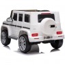 Elektromobilis MERCEDES G500 12V4,5Ah baltas