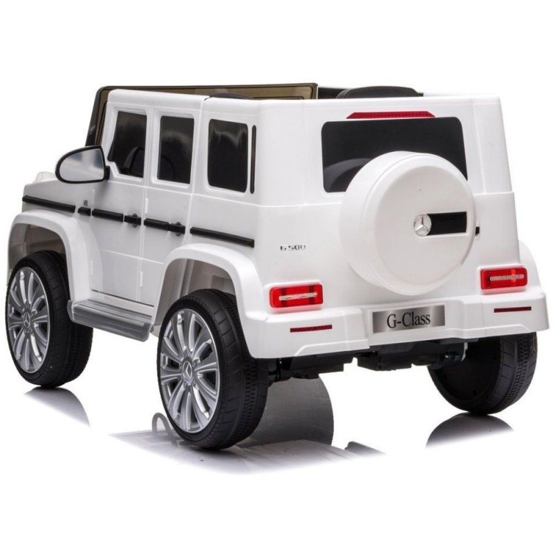 Elektromobilis MERCEDES G500 12V4,5Ah baltas