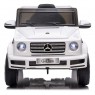 Elektromobilis MERCEDES G500 12V4,5Ah baltas