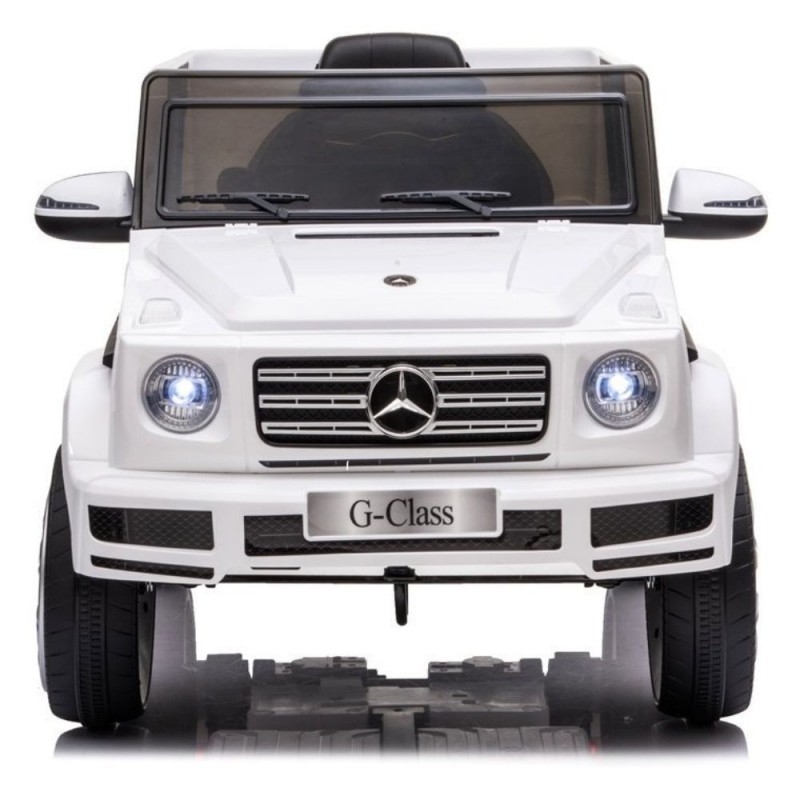 Elektromobilis MERCEDES G500 12V4,5Ah baltas