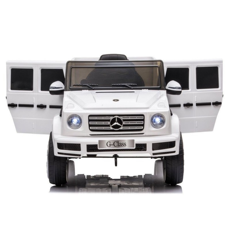 Elektromobilis MERCEDES G500 12V4,5Ah baltas