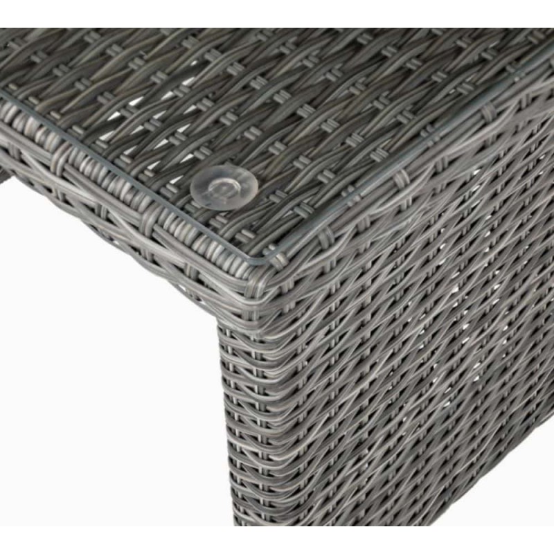 Lauko komplektas VENTURA + pufai grey