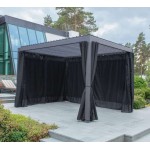 Užuolaidos pavėsinei-pergolai MIRADOR 3x3m poliesteris