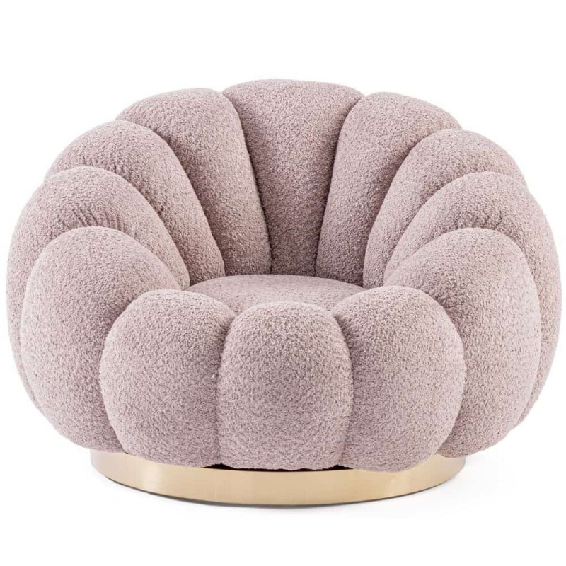 Sukamasis fotelis FLOREL ANTIQUE ROSE