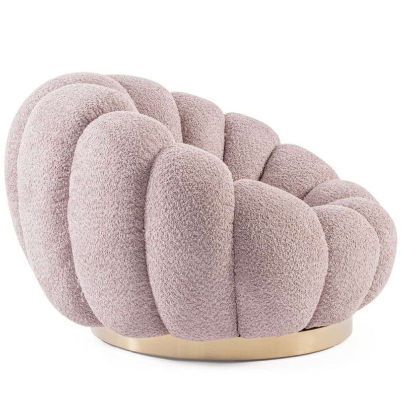 Sukamasis fotelis FLOREL ANTIQUE ROSE