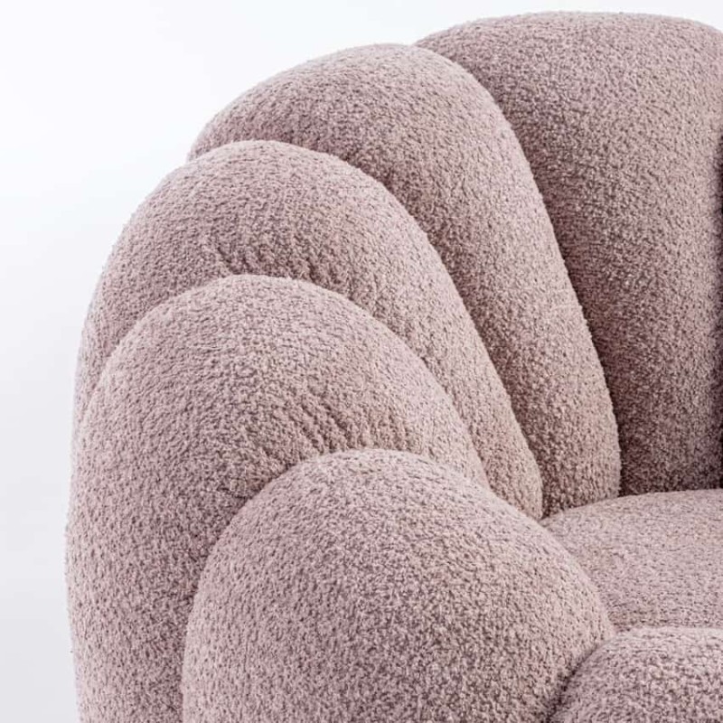 Sukamasis fotelis FLOREL ANTIQUE ROSE